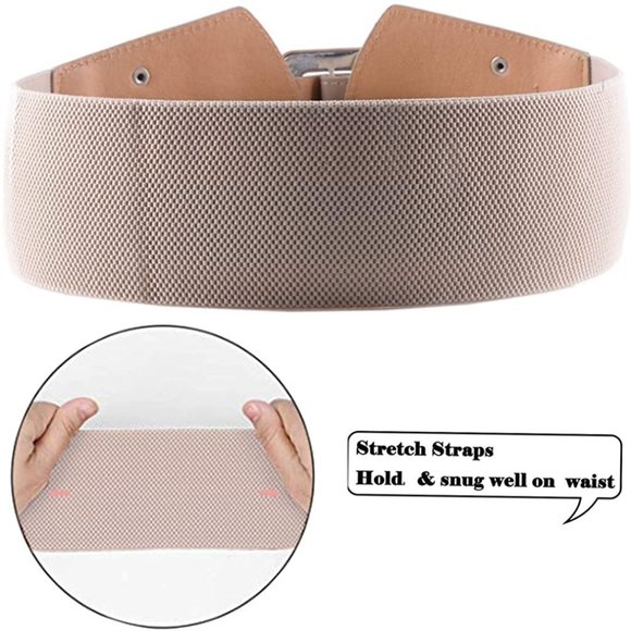Women\'s Stretchy Belt for Dresses Jumpsuit